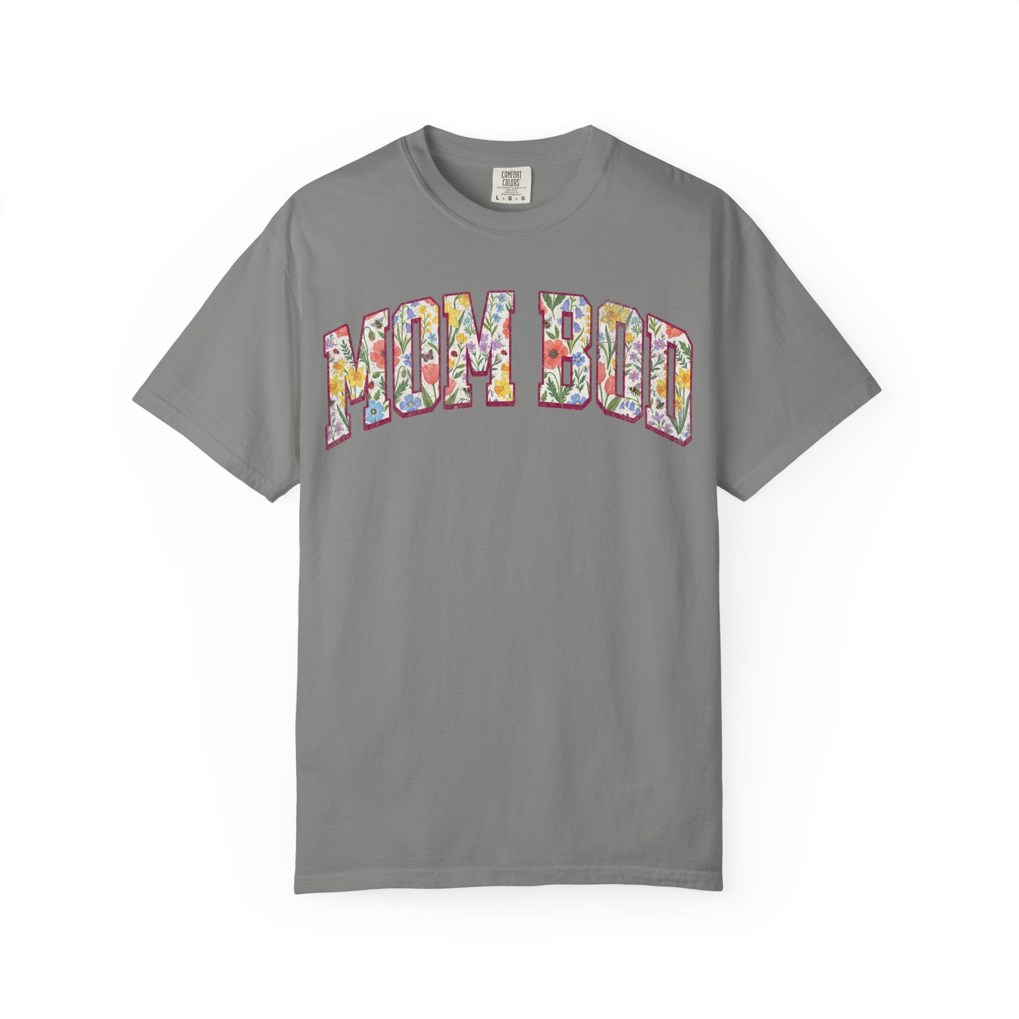 Mom Bod Floral T-shirt — Mothers Day Comfort Colors Tee