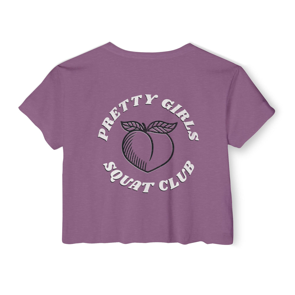 This Shirt Is Only for the Warm-up Crop T-shirt | Funny Women's Crossfit Gym T-shirt