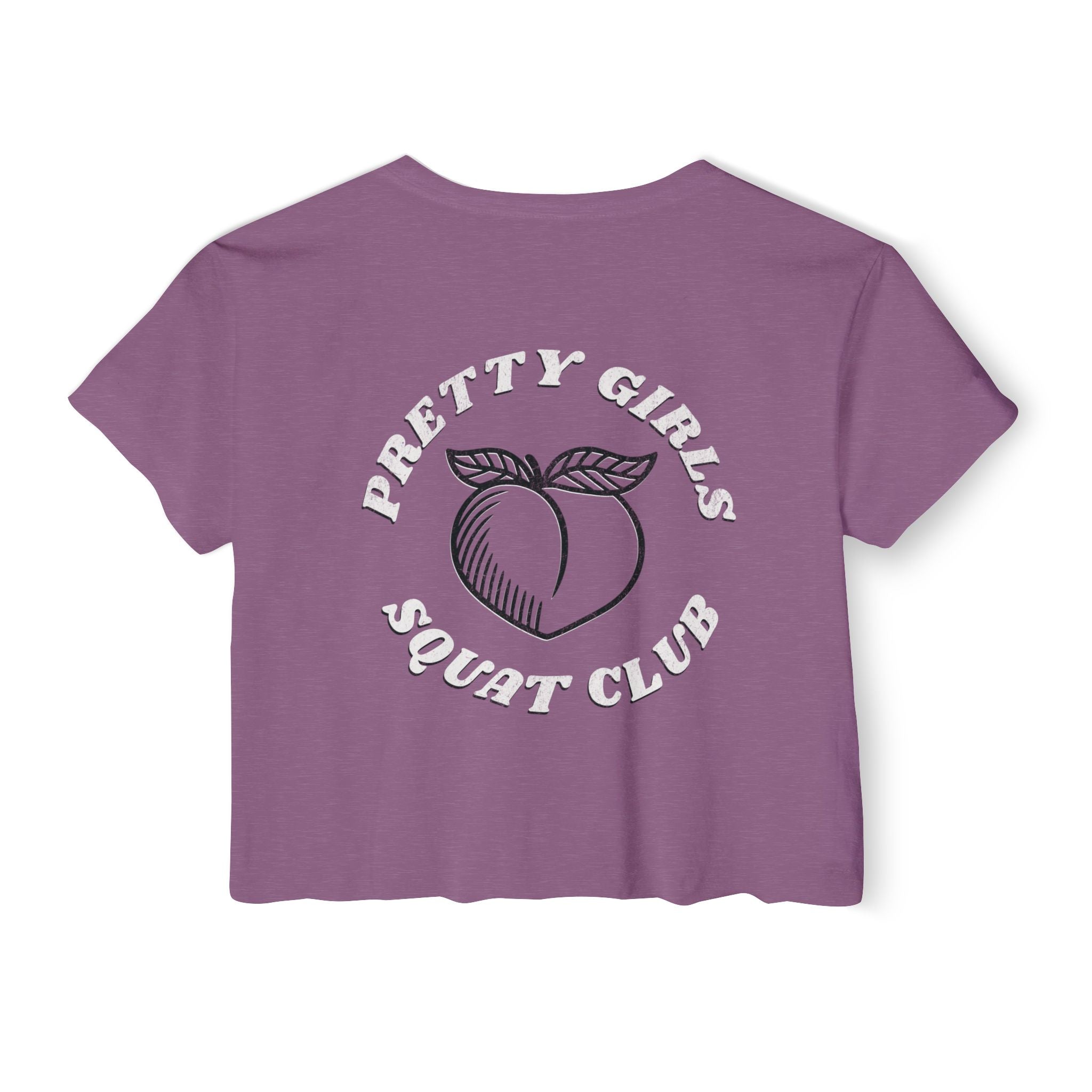 This Shirt Is Only for the Warm-up Crop T-shirt | Funny Women's Crossfit Gym T-shirt