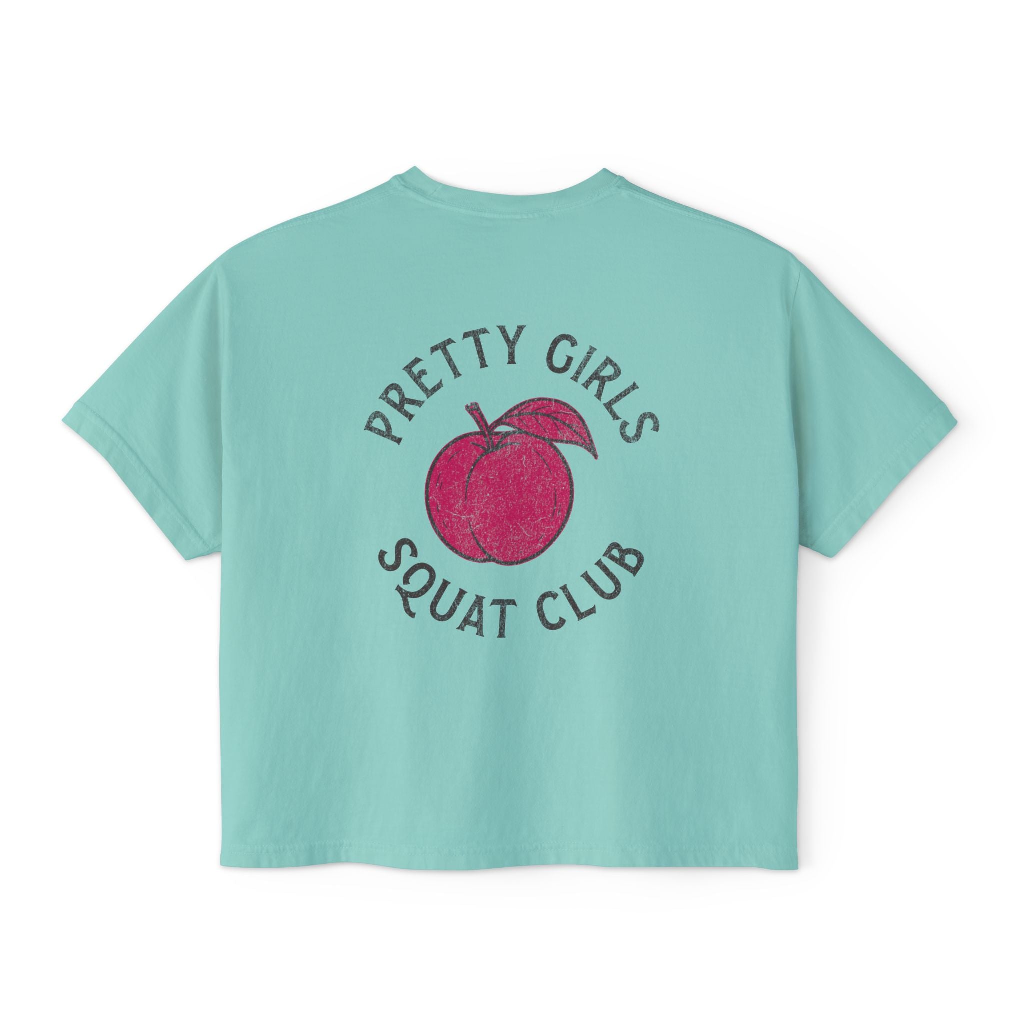Moms Who Lift Heavy Stay Sane Boxy T-shirt | Fit Mom Workout Crop Top