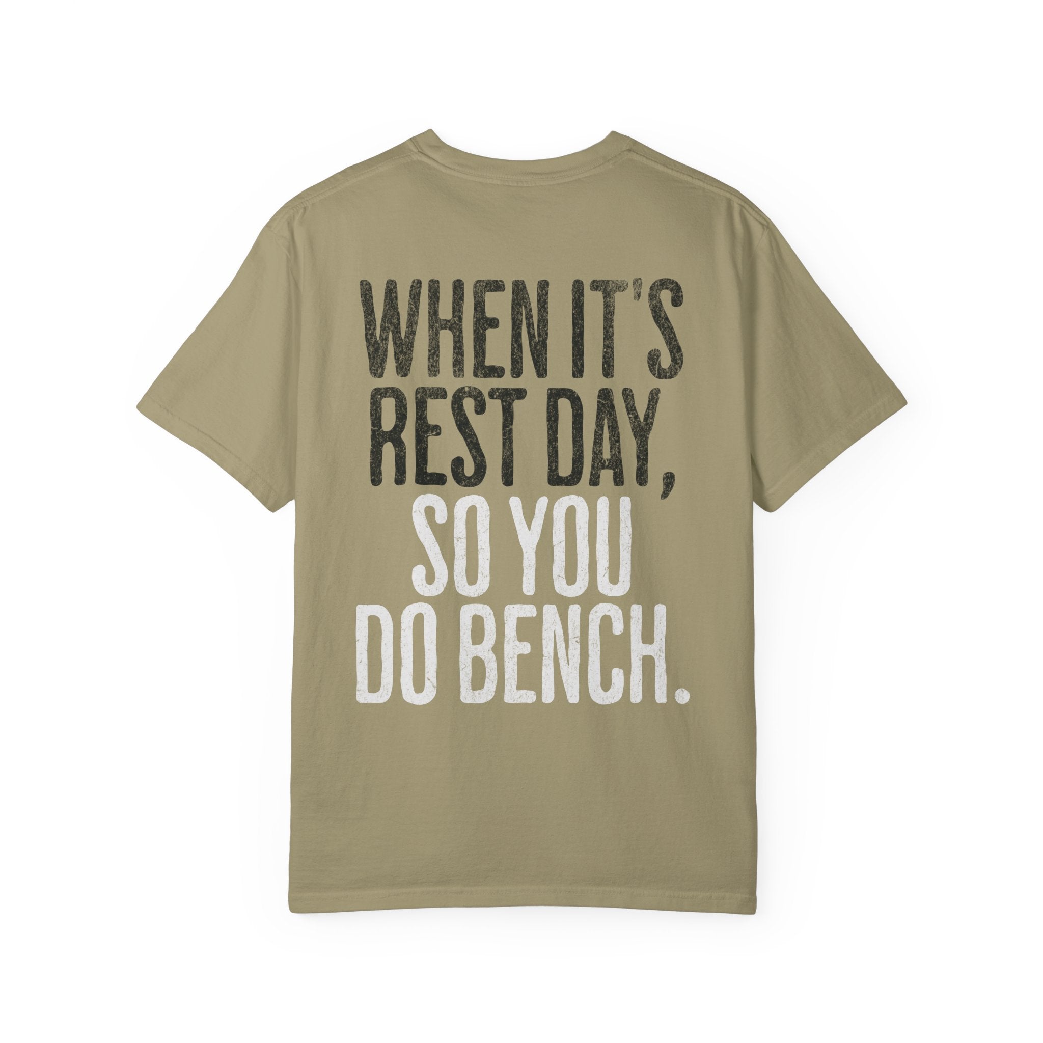 When it's Rest Day Workout T-shirt | Unisex Crossfit Humor Gym Tee