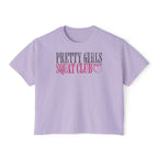 But First Coffee Crop Shirt | Workout Humor Boxy Tee
