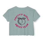 This Shirt Is Only for the Warm-up Crop T-shirt | Funny Women's Crossfit Gym T-shirt