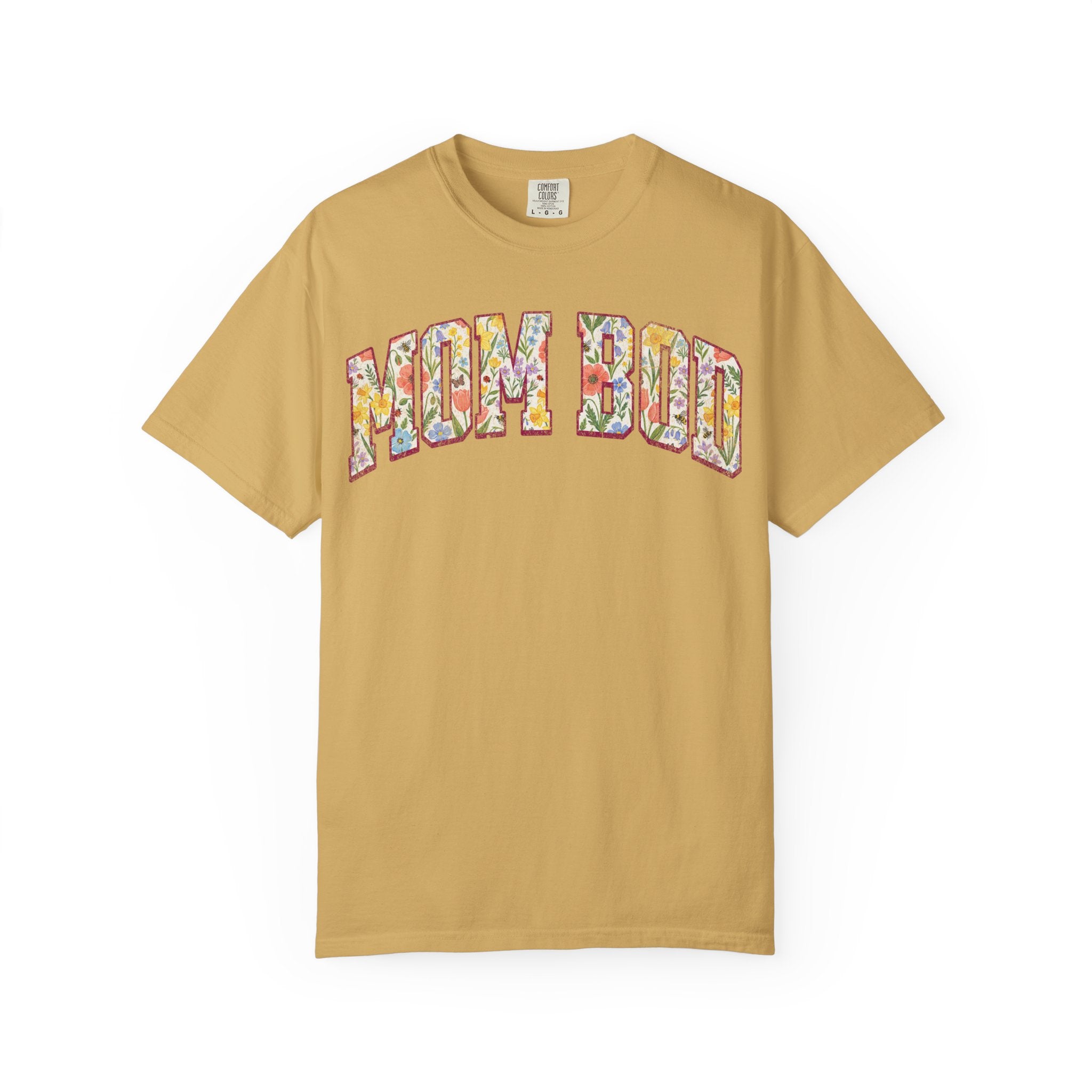 Mom Bod Floral T-shirt — Mothers Day Comfort Colors Tee