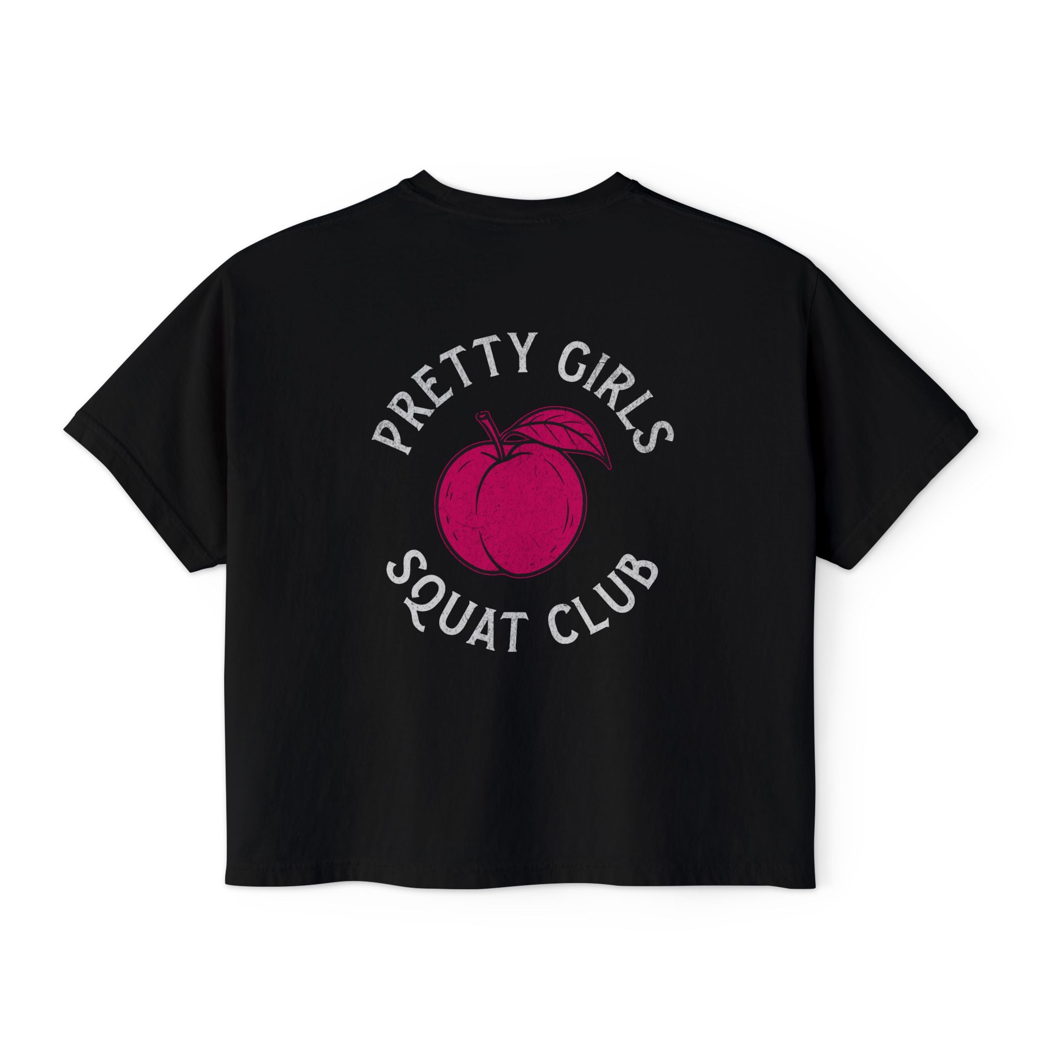 I Heart Chalk Boxy Tee | Crossfit Humor Women's Crop Top